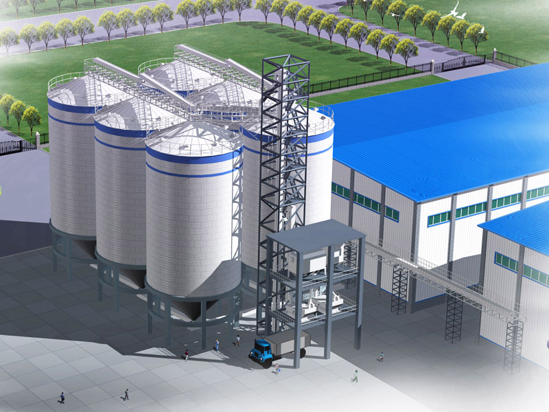 Steel Silo For Building Animal Feed Plant